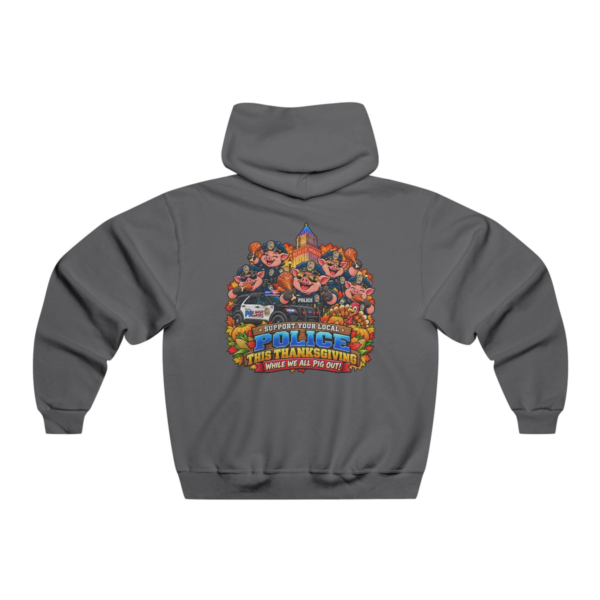 SLYR Apparel Support Your Local Police Thanksgiving Hoodie
