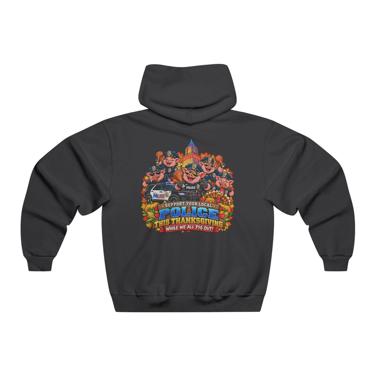 SLYR Apparel Support Your Local Police Thanksgiving Hoodie