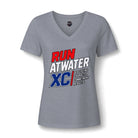 Women's Run Atwater XC V-Neck Tee — Cross Country Team Shirt - SLYR Apparel