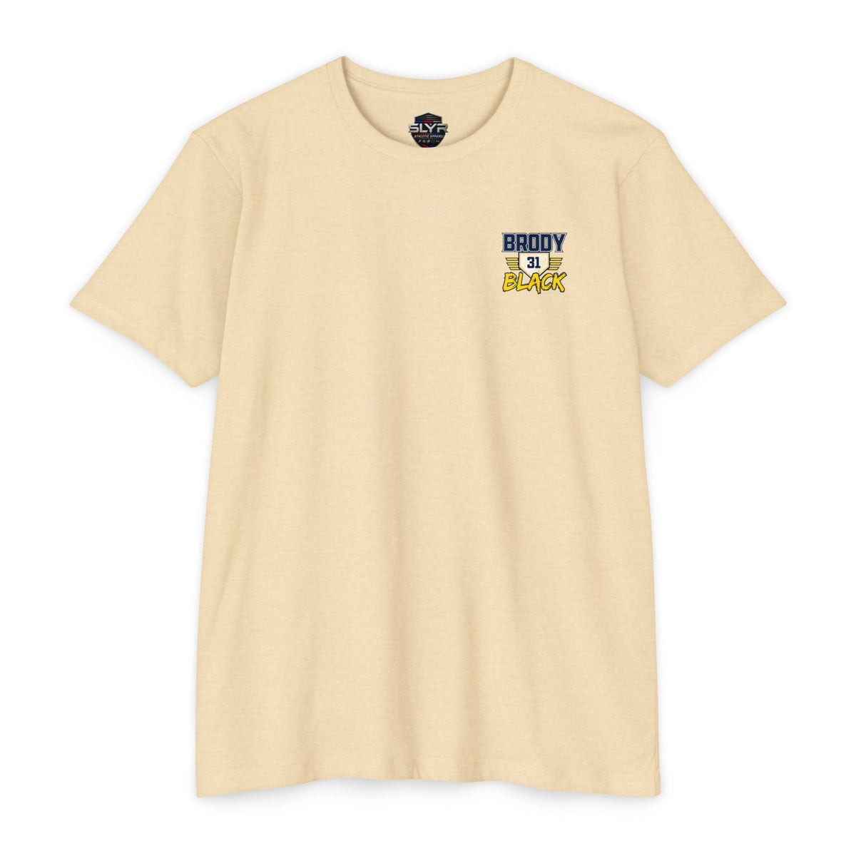Brody Black #31 baseball shirt product image - SLYR Apparel
