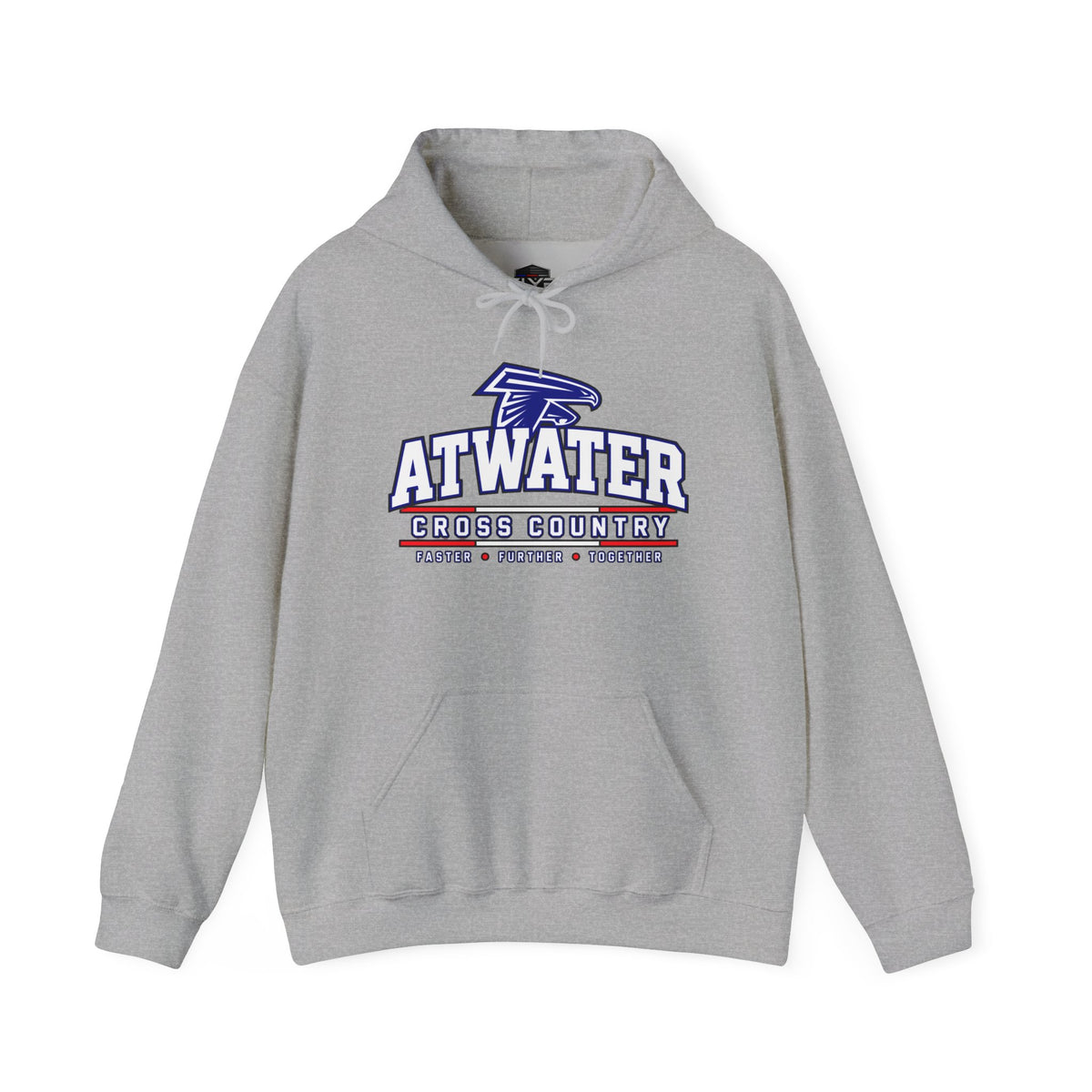 Atwater Cross Country Faster Further Together hoodie by SLYR Apparel — product view 1