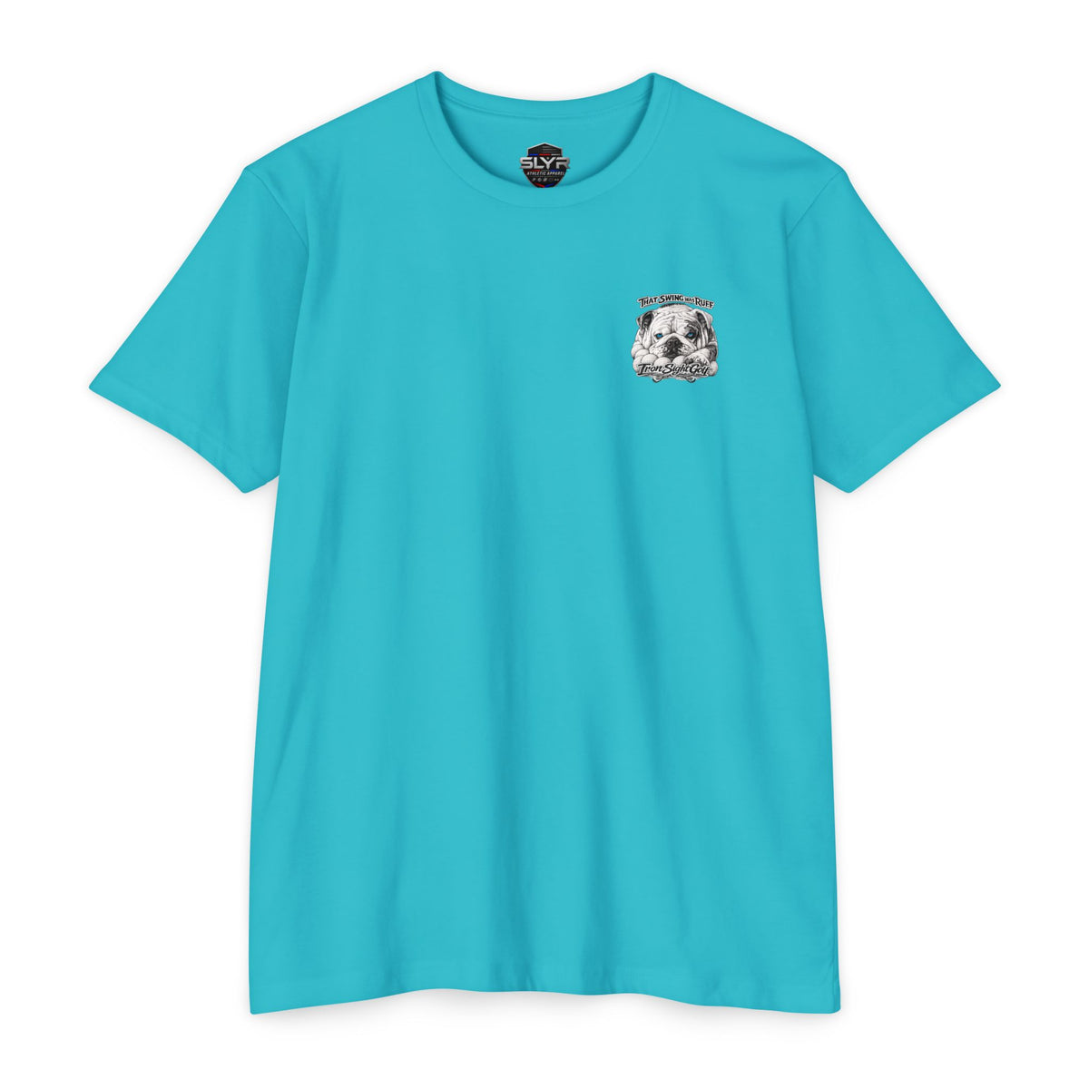 That Swing Was Ruff bulldog golf T-shirt by SLYR Apparel - product view 4