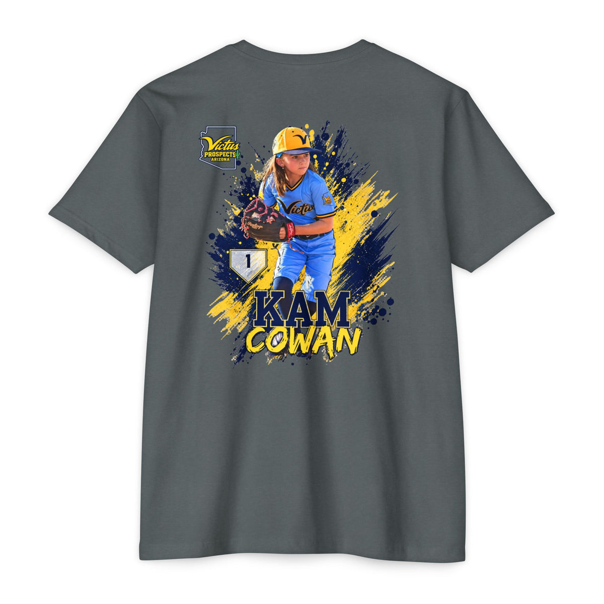 Kam Cowan personalized youth sports apparel - SLYR Apparel