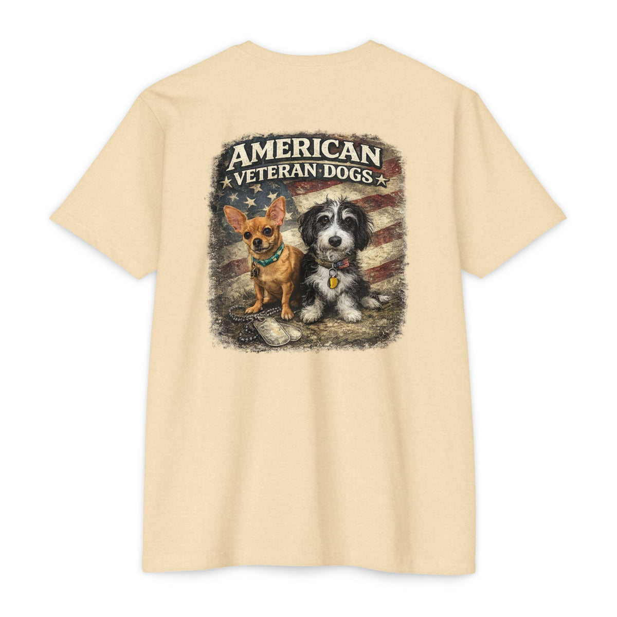 American Veteran Dogs patriotic T-shirt by SLYR Apparel - product view 3