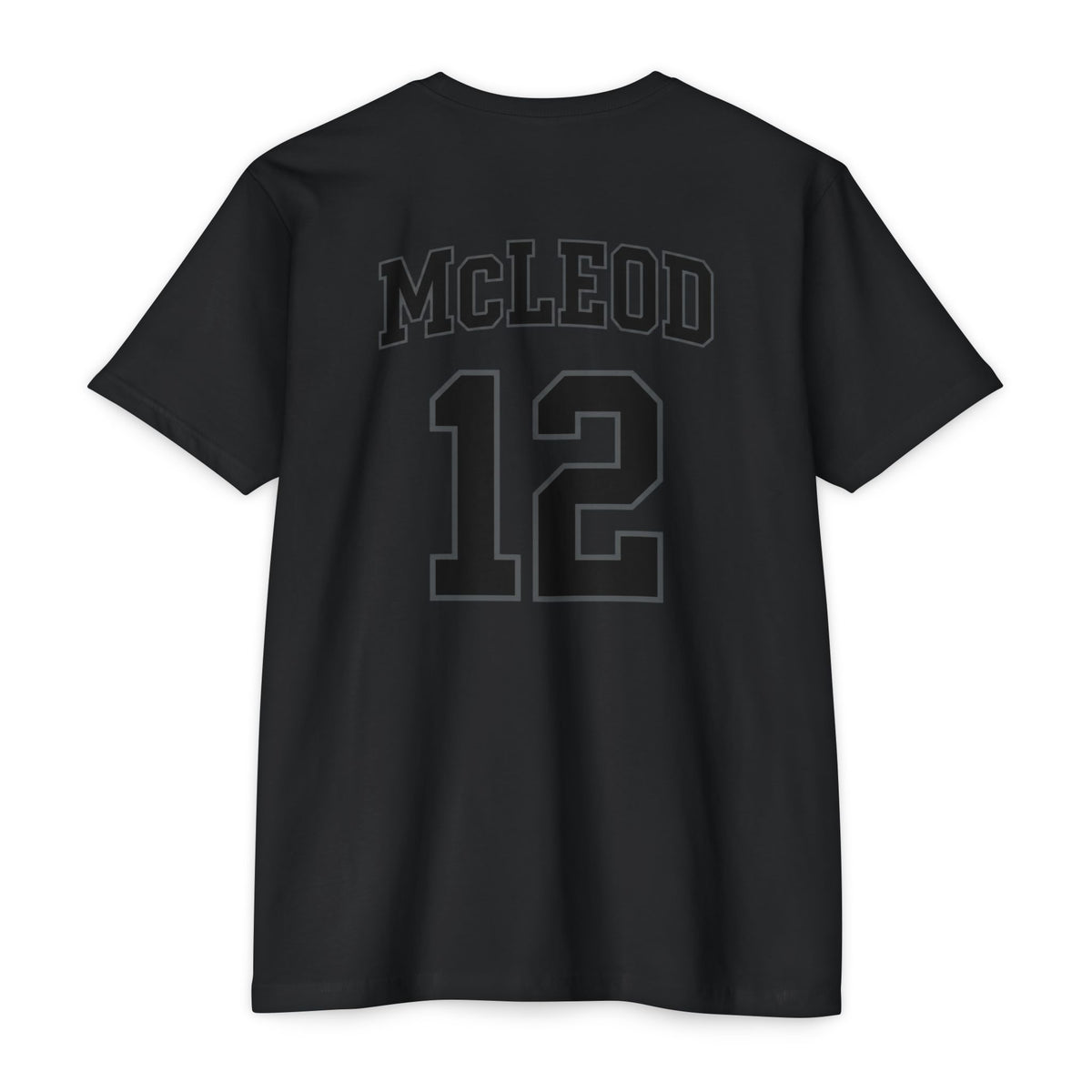 McLeod #12 New Mexico State football T-shirt by SLYR Apparel - product view 5