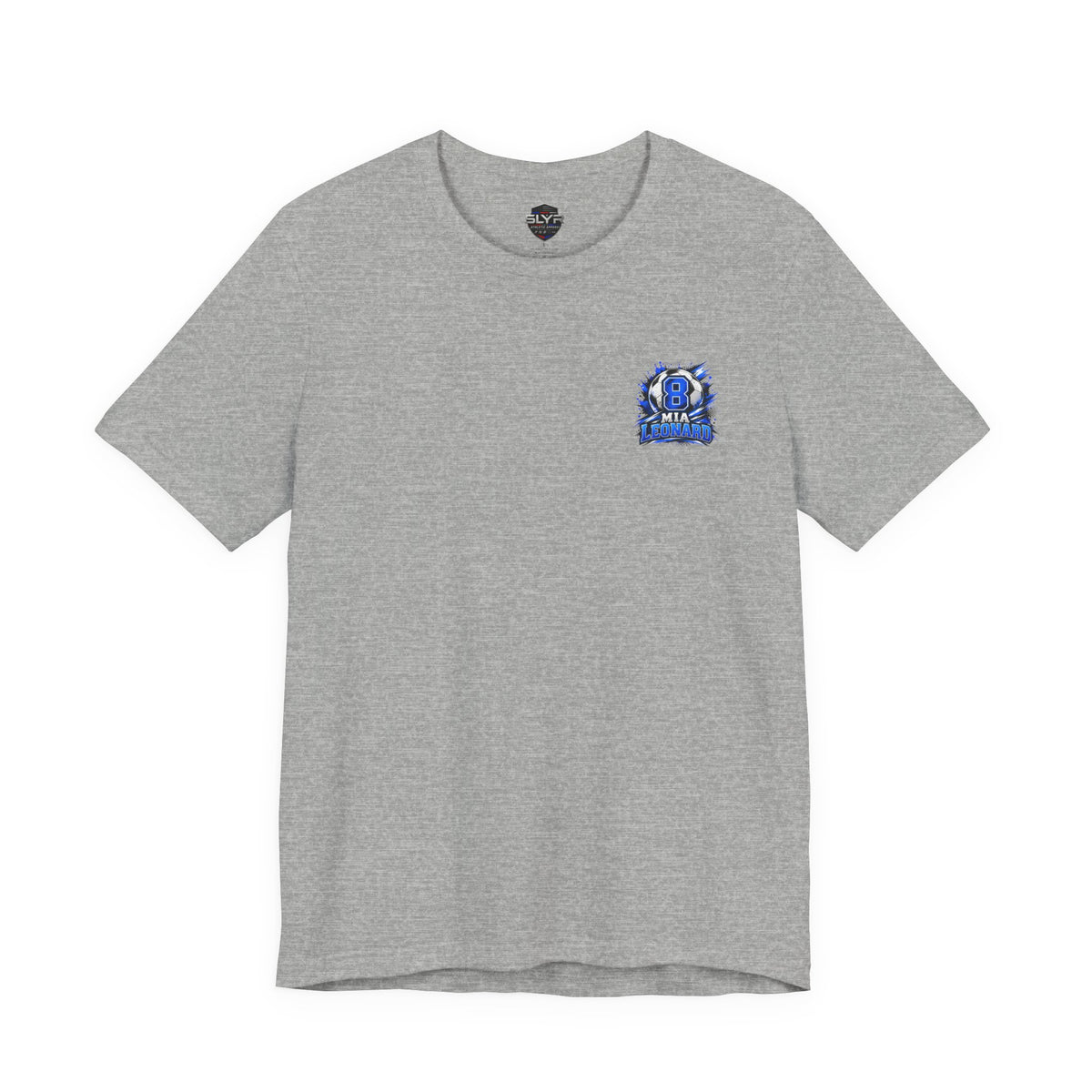 Mia Leonard personalized sports T-shirt - SLYR Apparel