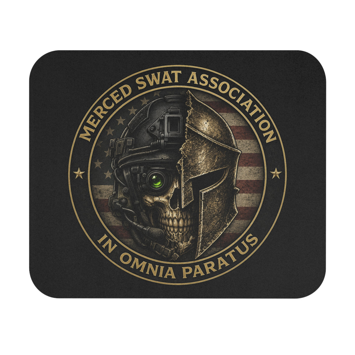 Merced SWAT Association Mouse Pad 9"x8" by SLYR Apparel — product image 1
