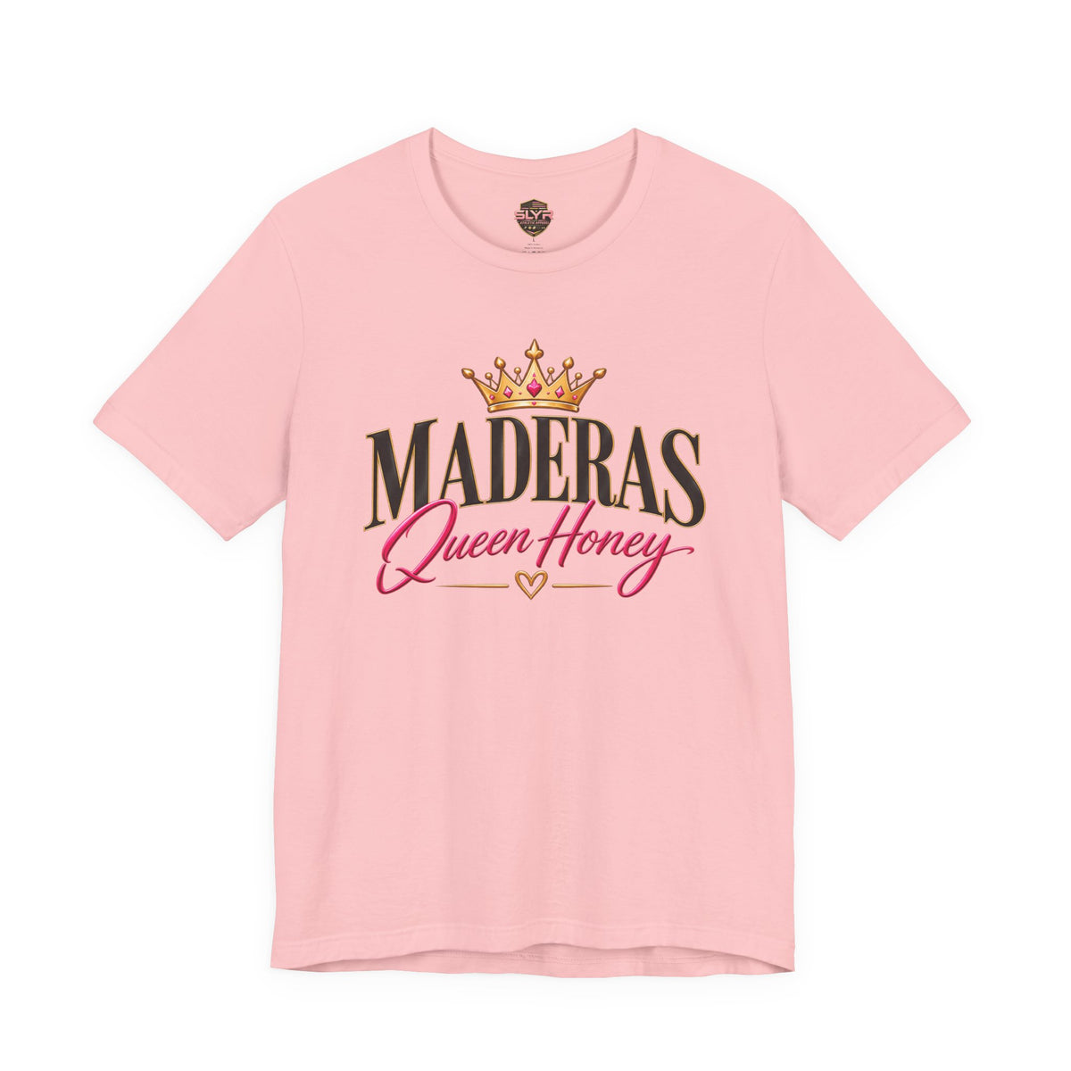 Maderas Queen Honey T-Shirt - Crowned Queen Honey Graphic Tee by SLYR Apparel - product image 3