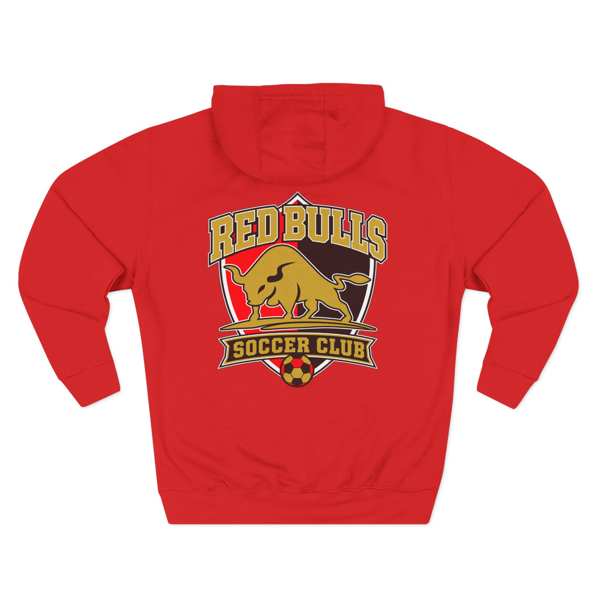 Red Bulls Soccer Club fleece hoodie with team crest - SLYR Apparel product image 4