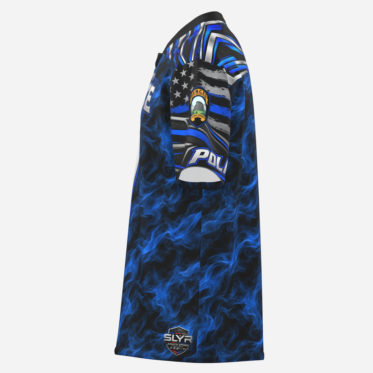 SLYR Apparel number 7 City Police athletic jersey product photo 4