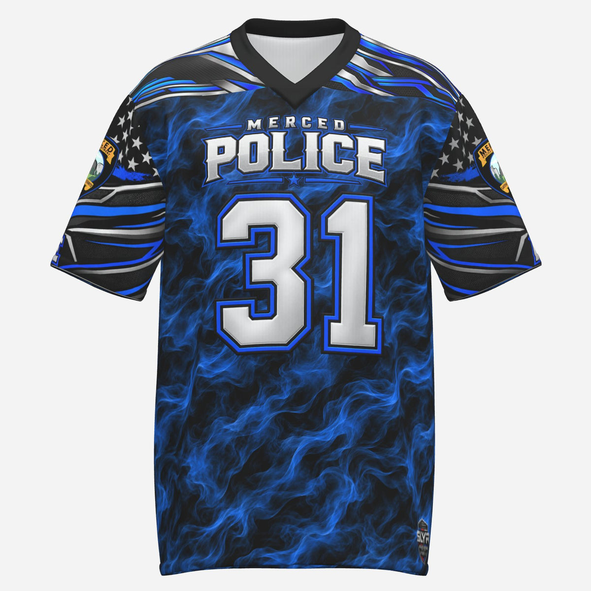 SLYR Apparel number 31 City Police athletic jersey product photo 1