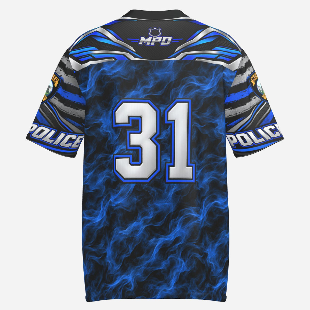 SLYR Apparel number 31 City Police athletic jersey product photo 2