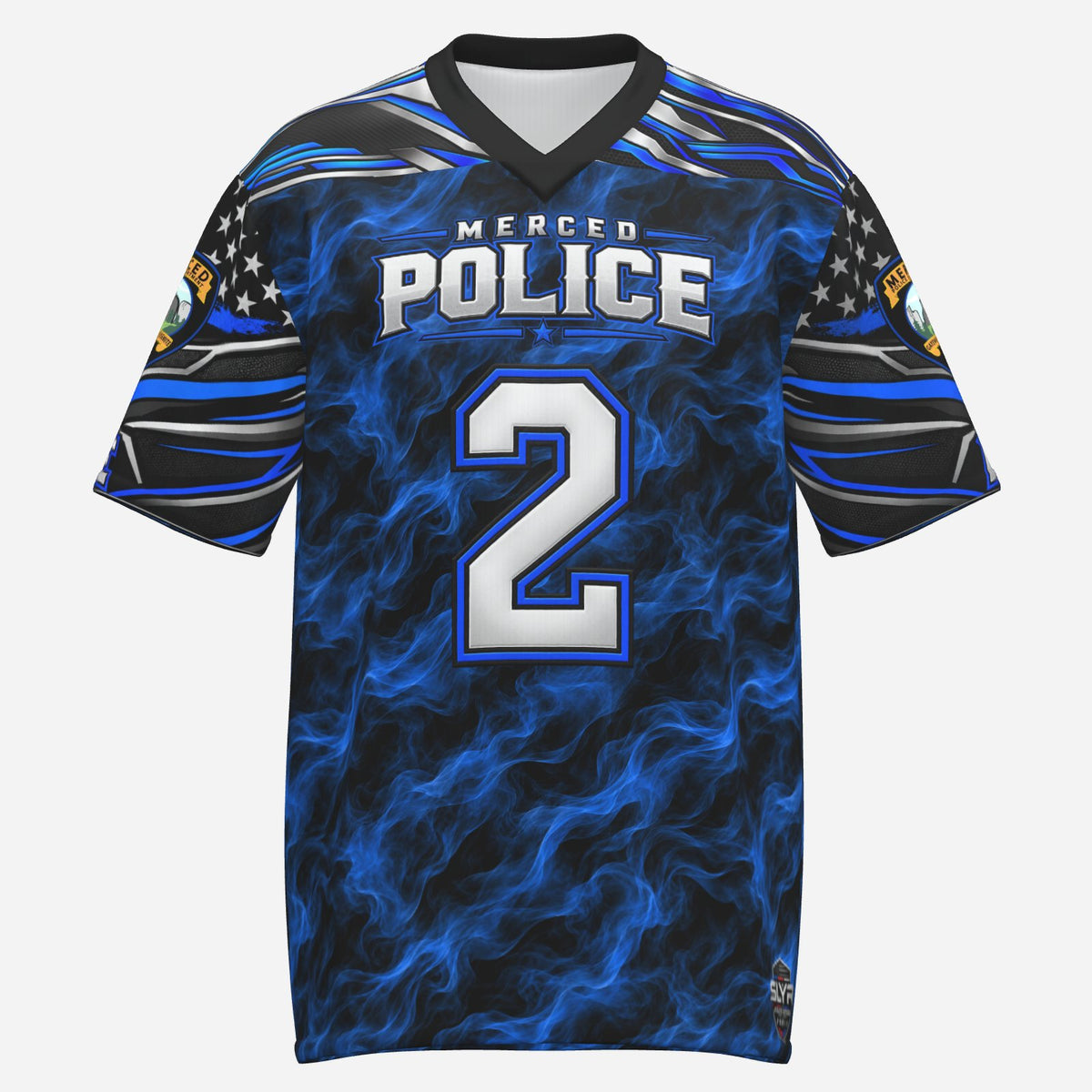 SLYR Apparel number 2 City Police athletic jersey product photo 1