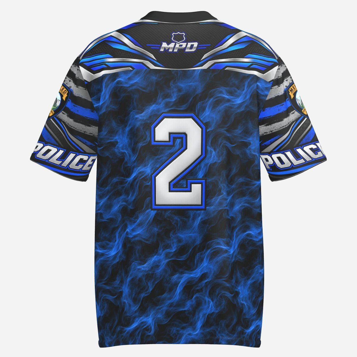 SLYR Apparel number 2 City Police athletic jersey product photo 2