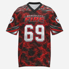 SLYR Apparel City Fire athletic jersey number 69, product image 1