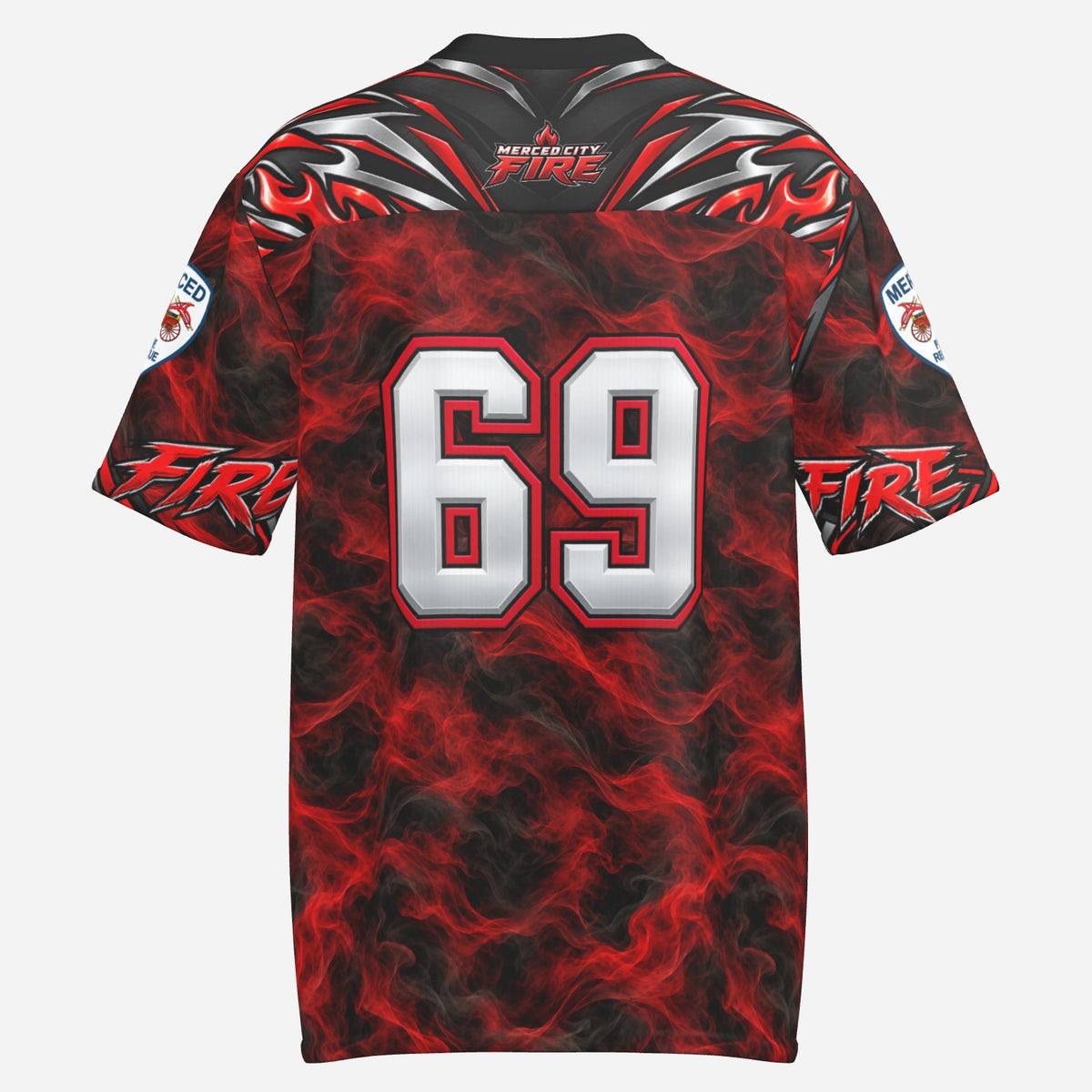 SLYR Apparel City Fire athletic jersey number 69, product image 2