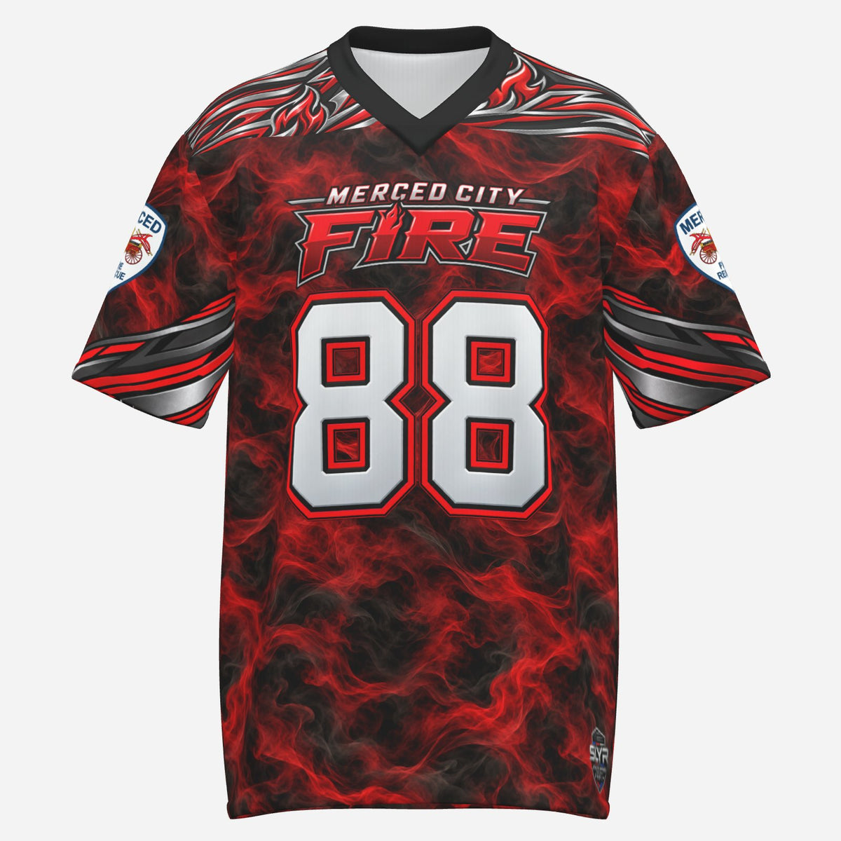 SLYR Apparel City Fire athletic jersey number 88, product image 1