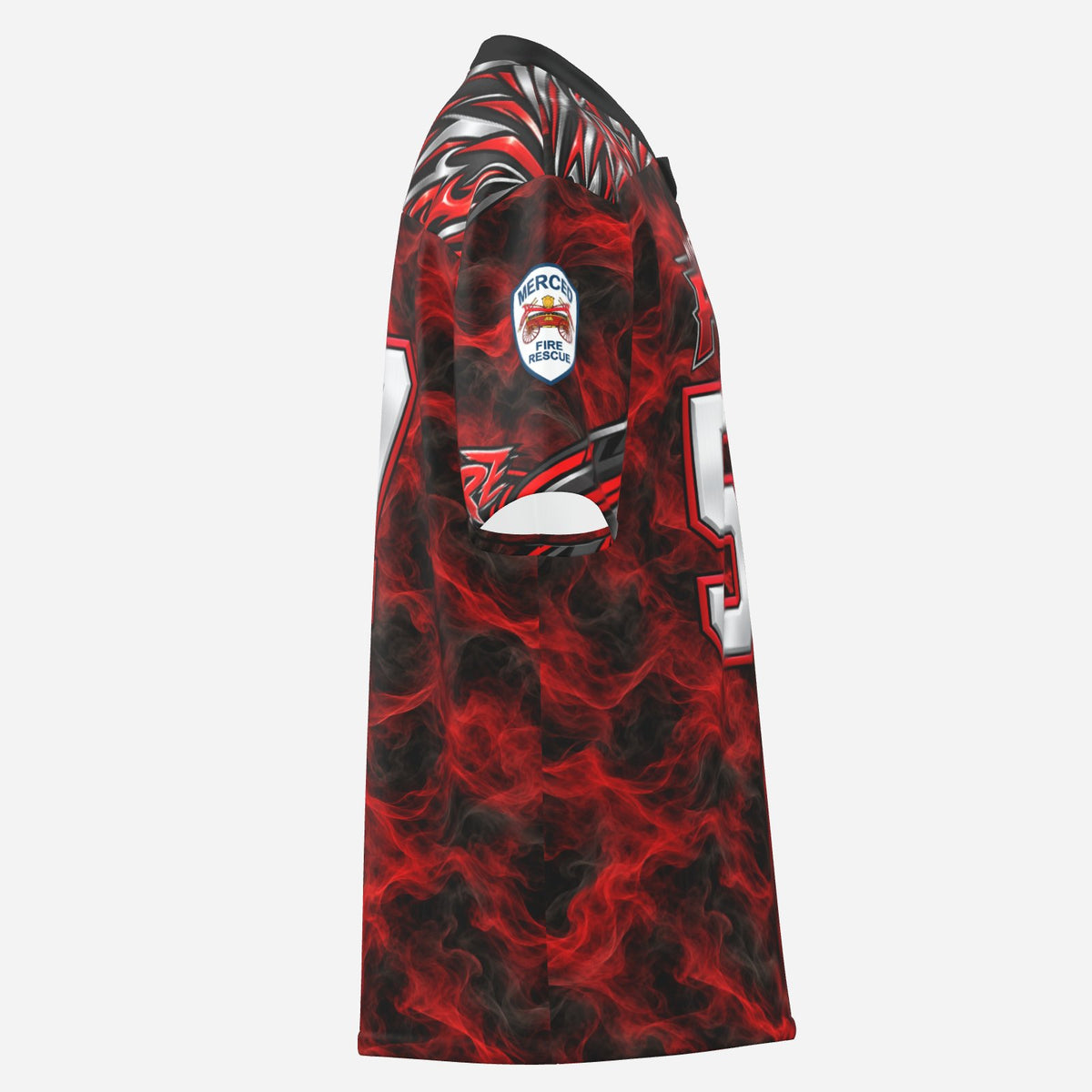 SLYR Apparel City Fire athletic jersey number 57, product image 3
