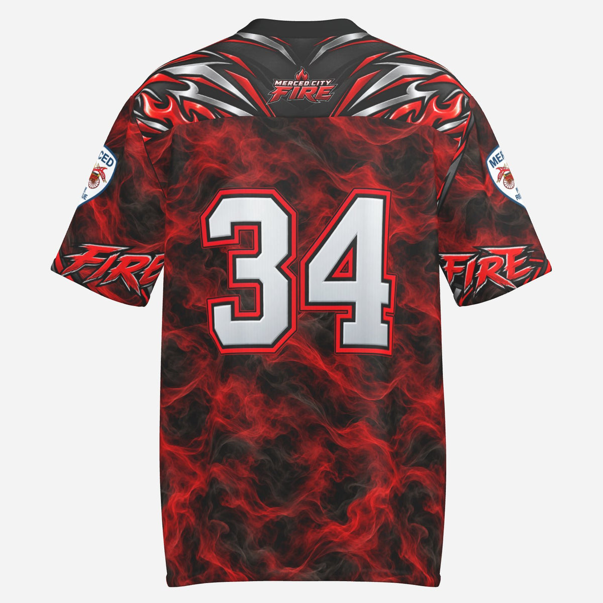 SLYR Apparel City Fire athletic jersey number 34, product image 2