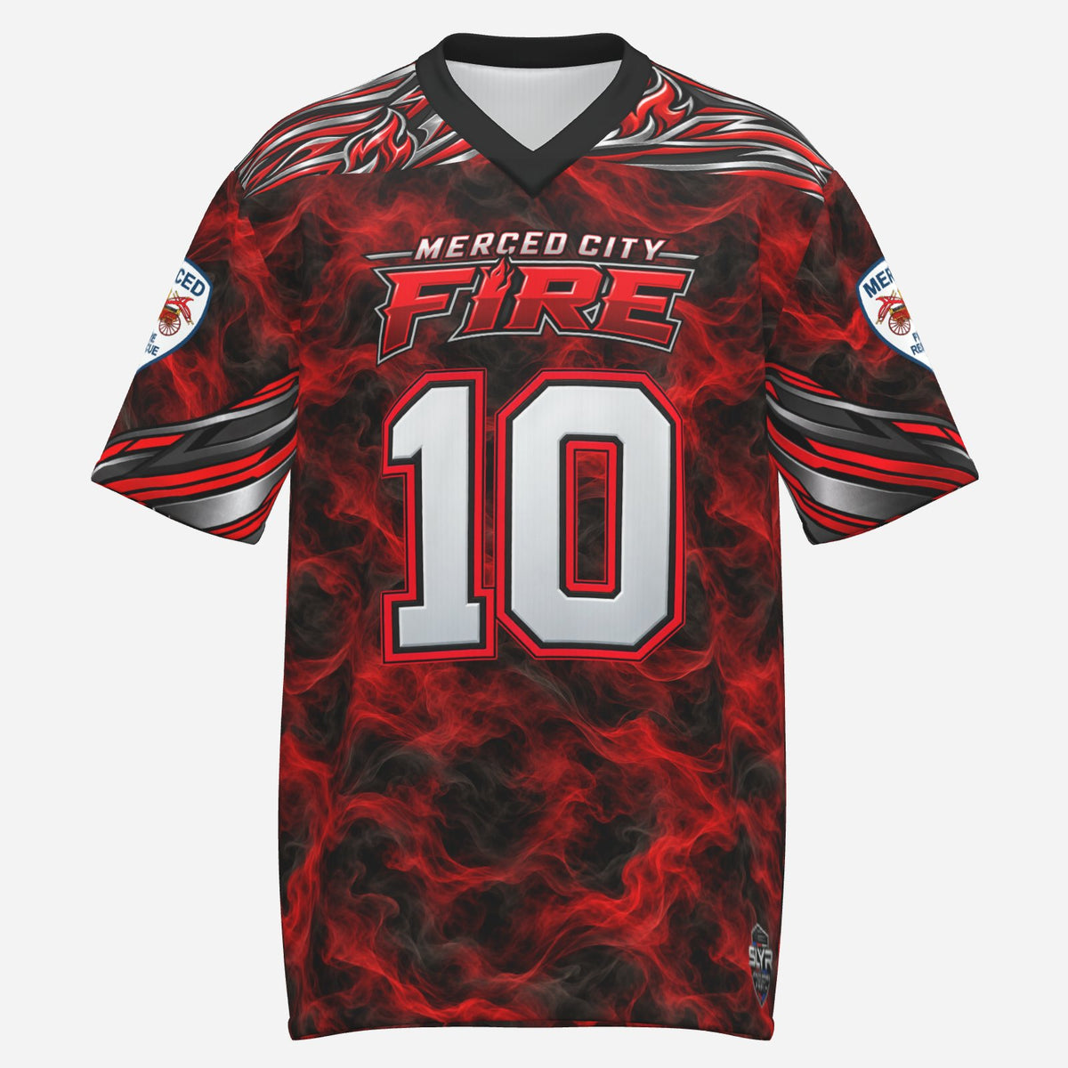 SLYR Apparel City Fire athletic jersey number 10, product image 1