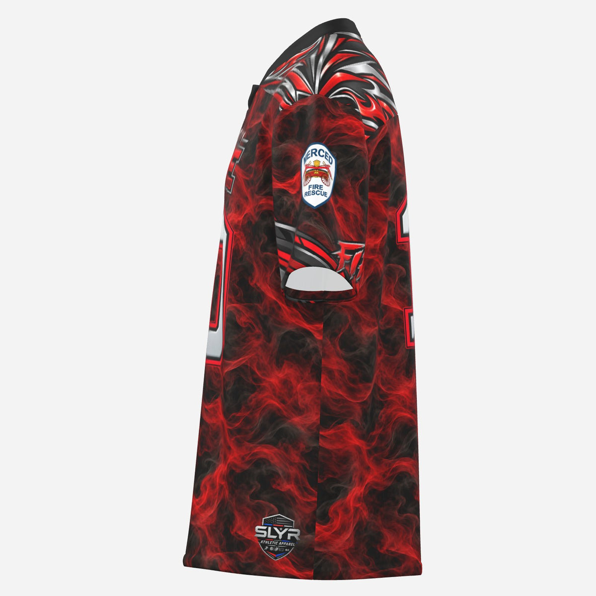 SLYR Apparel City Fire athletic jersey number 10, product image 4
