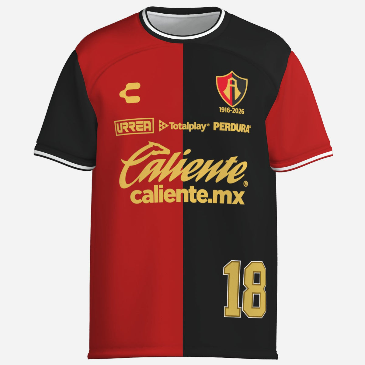 Red Bulls Soccer Team jersey number 18 - SLYR Apparel product image 1