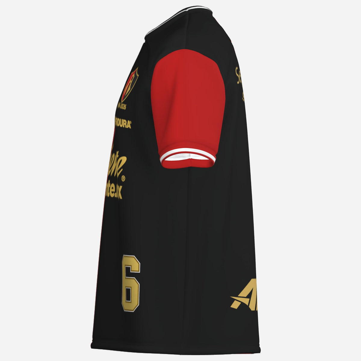 Red Bulls Soccer Team jersey number 6 - SLYR Apparel product image 3