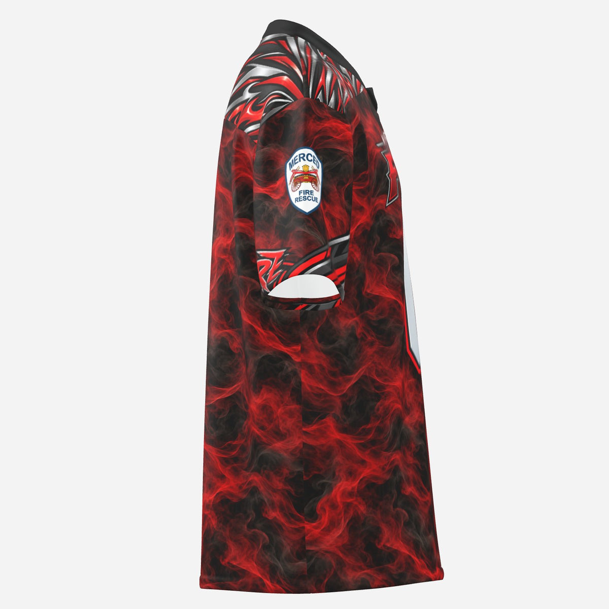 SLYR Apparel City Fire athletic jersey number 0, product image 3