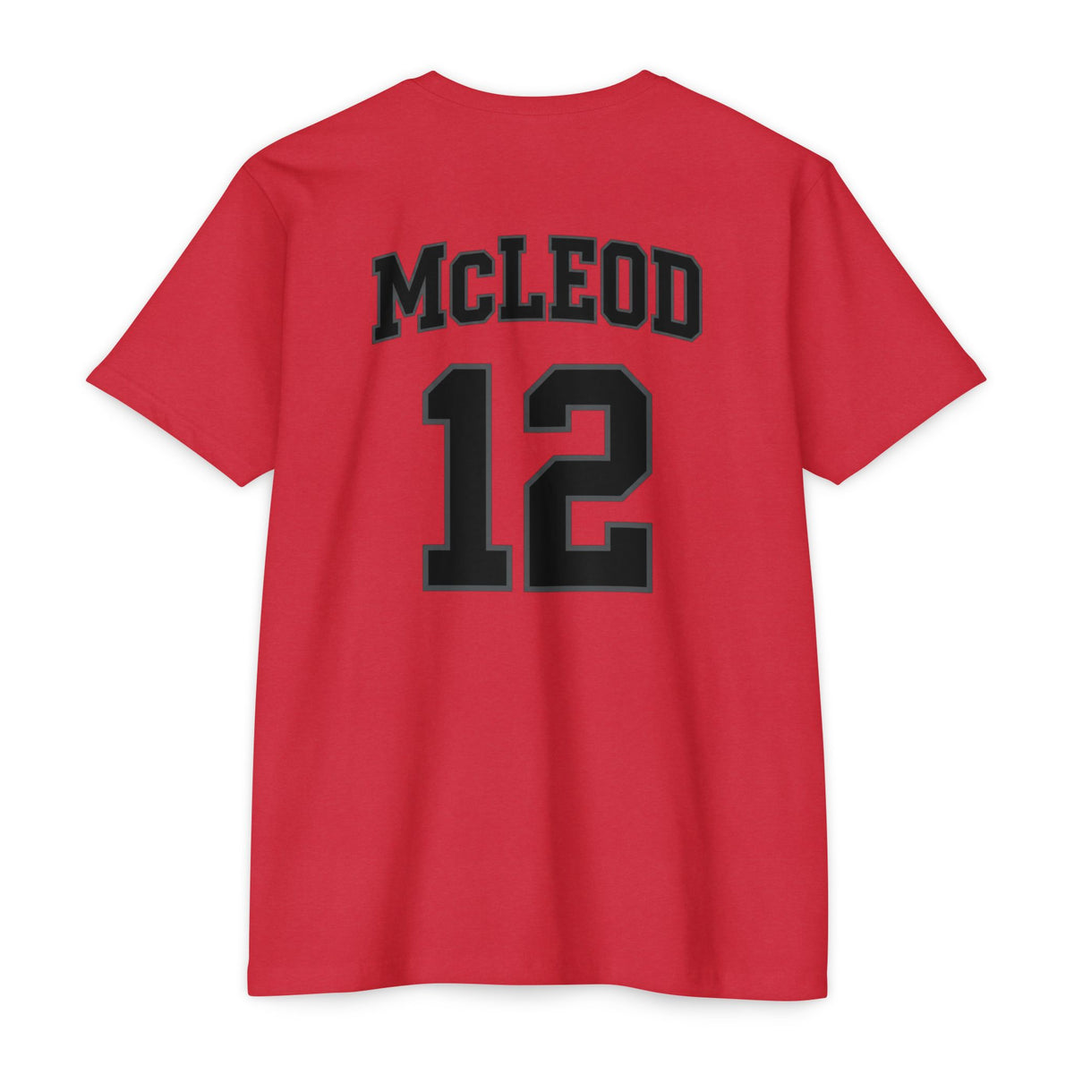 McLeod #12 New Mexico State football T-shirt by SLYR Apparel - product view 6