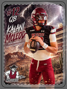 Kalani McLeod New Mexico State fleece blanket by SLYR Apparel - product view 2