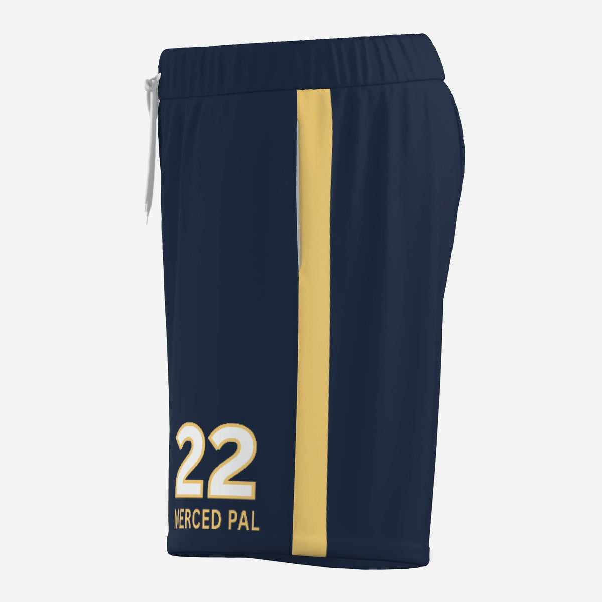 SLYR Apparel #22 MPOA Soccer Shorts for the Merced Police Officers Association Football Club