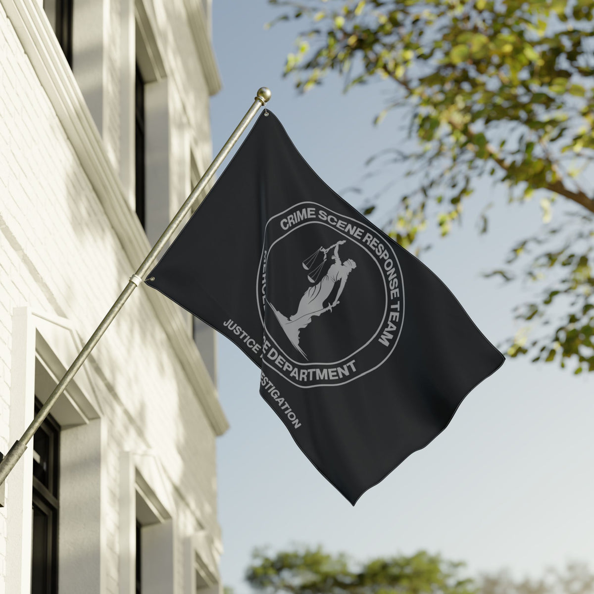 CSRT double-sided flag by SLYR Apparel — product view 4