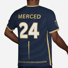 SLYR Apparel #24 MPOA Soccer Jersey for the Merced Police Officers Association Football Club