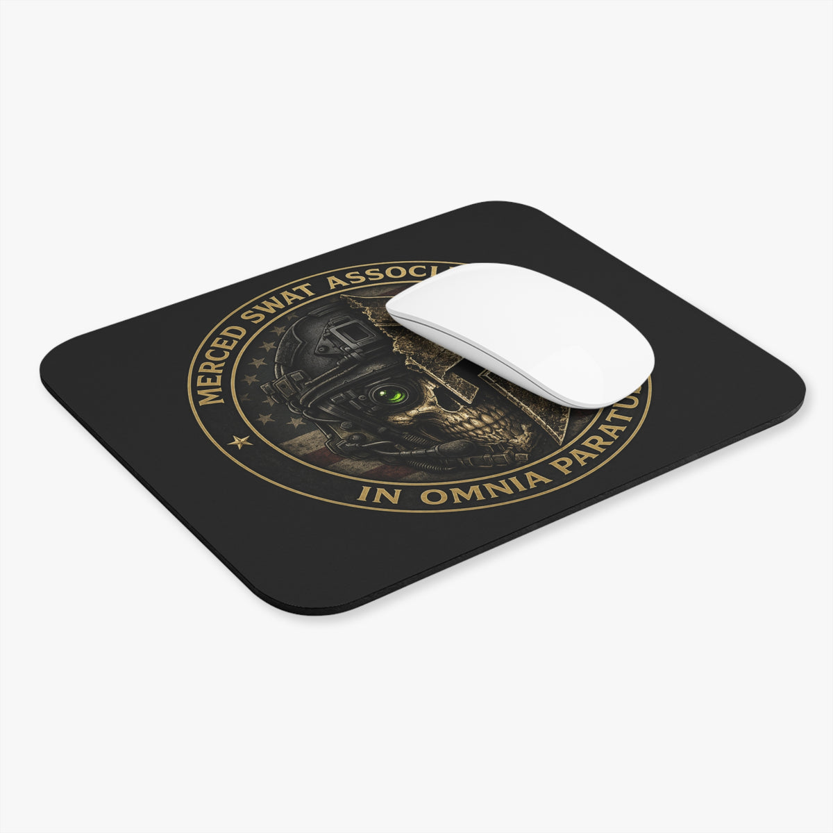 Merced SWAT Association Mouse Pad 9"x8" by SLYR Apparel — product image 3