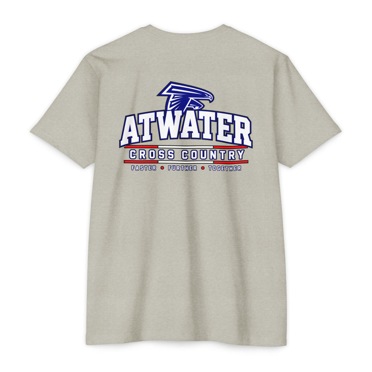 Atwater Cross Country AHS XC front and back T-shirt by SLYR Apparel — product view 8
