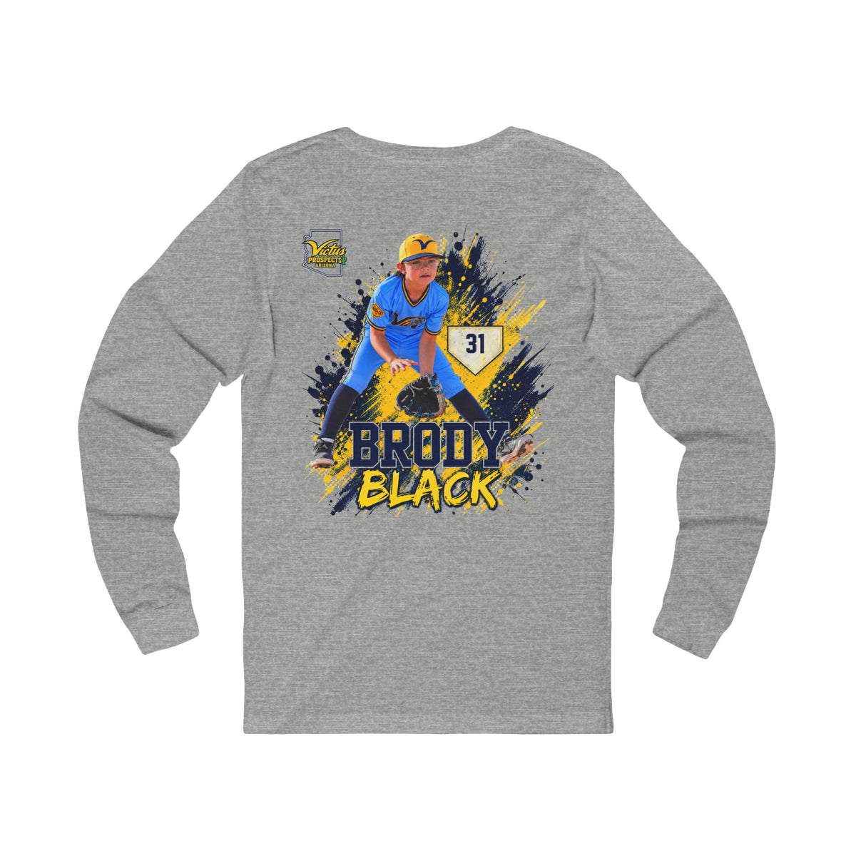 Brody Black baseball player tribute shirt - SLYR Apparel