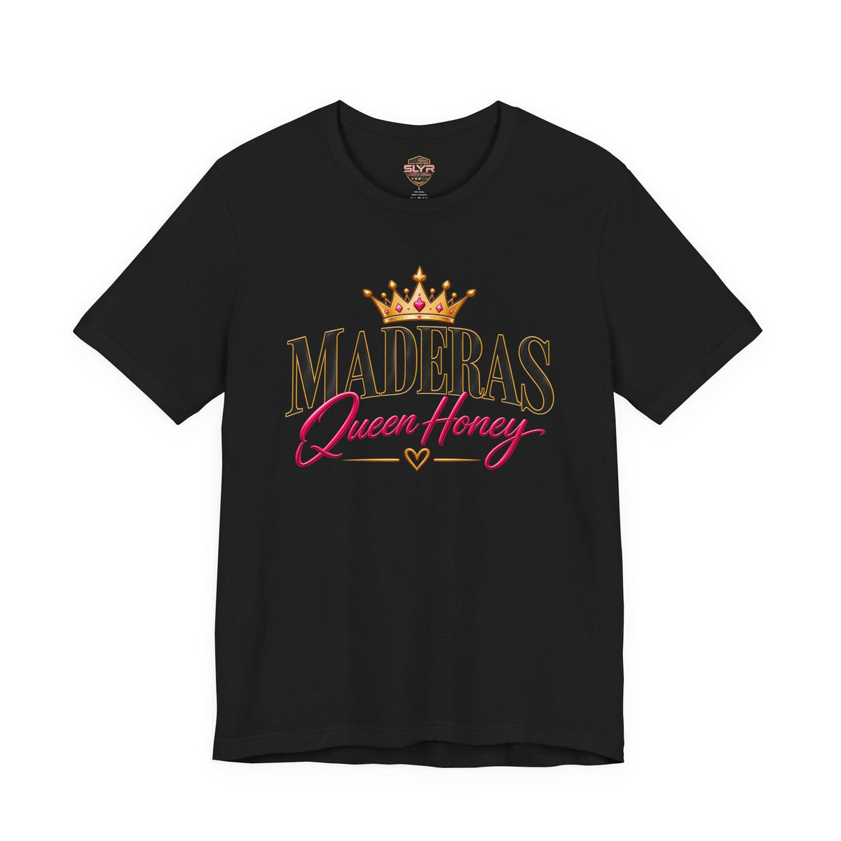 Maderas Queen Honey T-Shirt - Crowned Queen Honey Graphic Tee by SLYR Apparel - product image 2