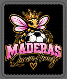 Queen Honey Soccer Fleece Blanket by SLYR Apparel - product image 1