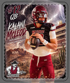 Kalani McLeod New Mexico State fleece blanket by SLYR Apparel - product view 1