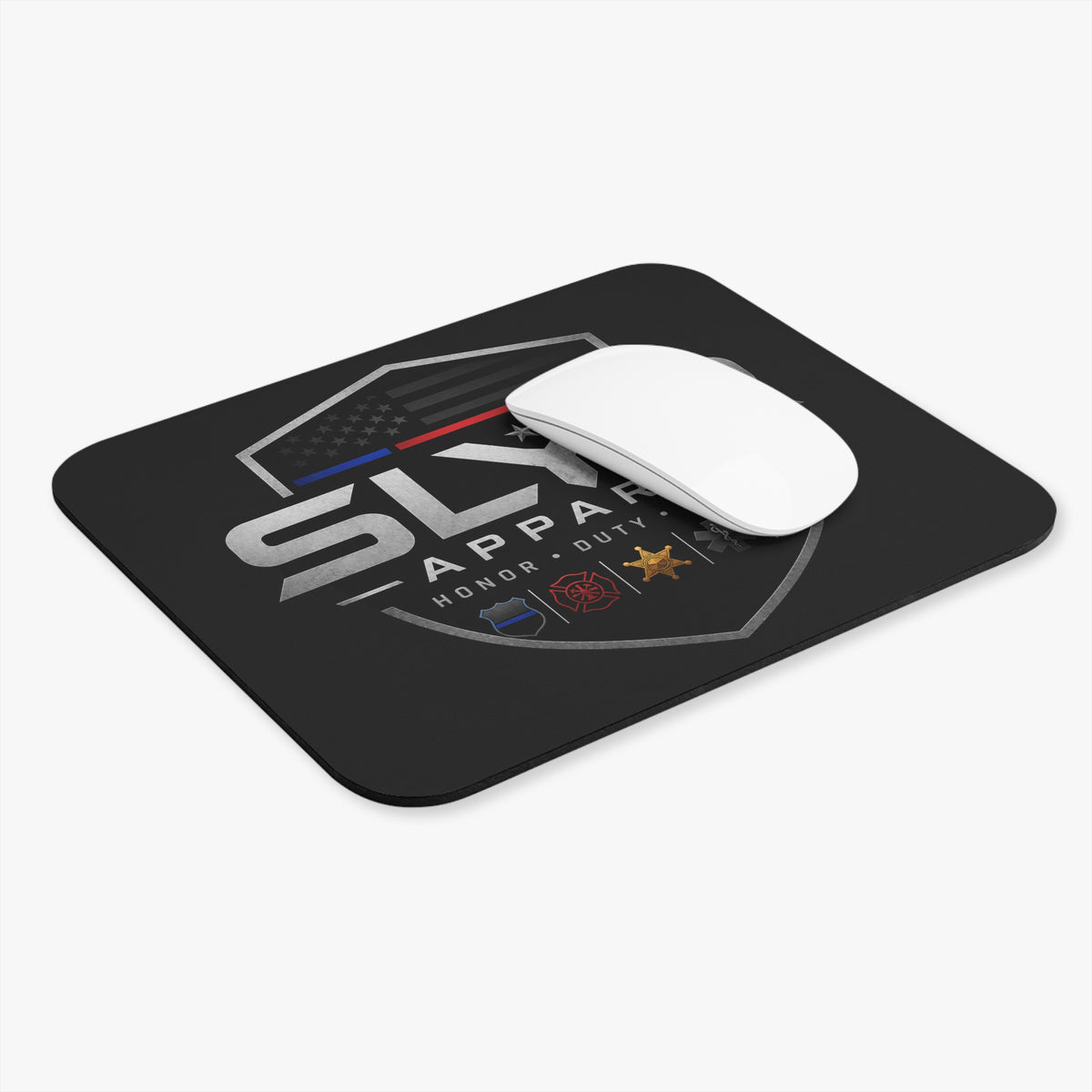 SLYR Apparel Honor • Duty • Legacy Mouse Pad — Law Enforcement & First Responder Desk Mat by SLYR Apparel — product image 3