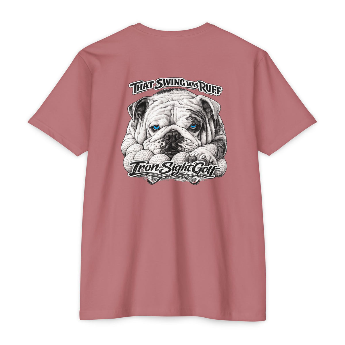 That Swing Was Ruff bulldog golf T-shirt by SLYR Apparel - product view 14