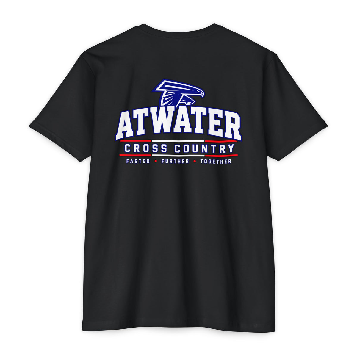 Atwater Cross Country AHS XC front and back T-shirt by SLYR Apparel — product view 10