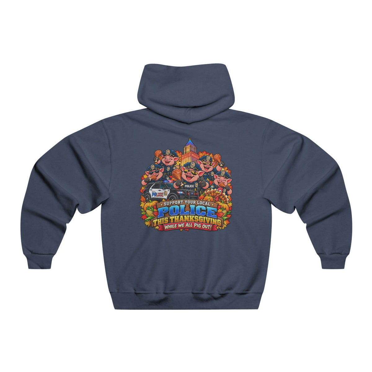 SLYR Apparel Support Your Local Police Thanksgiving Hoodie