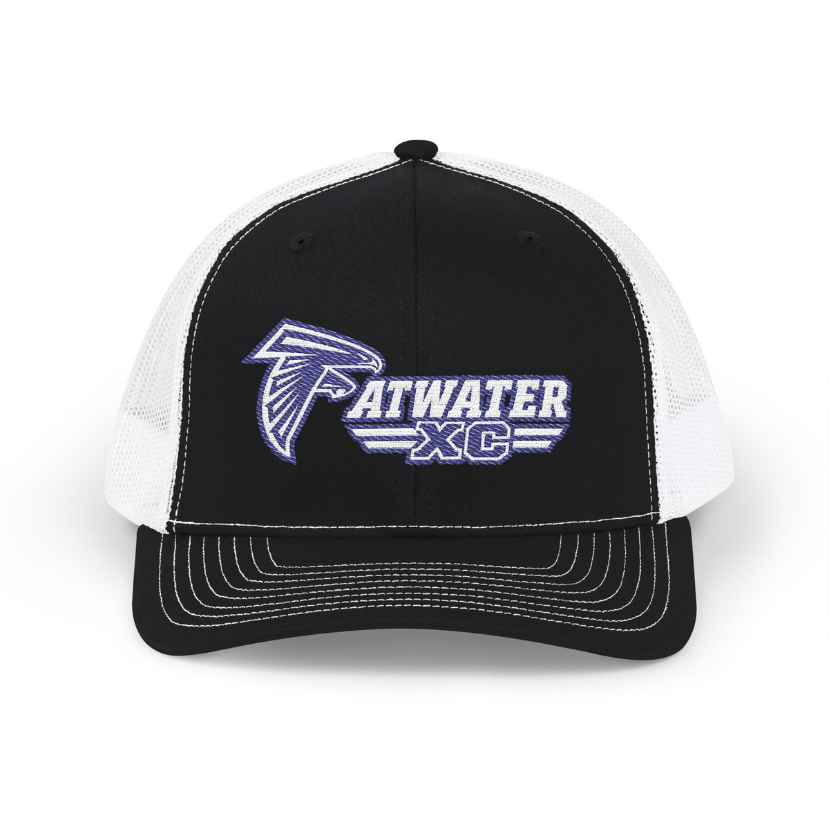 Atwater XC embroidered Richardson 112 snapback mesh hat by SLYR Apparel — product view 2