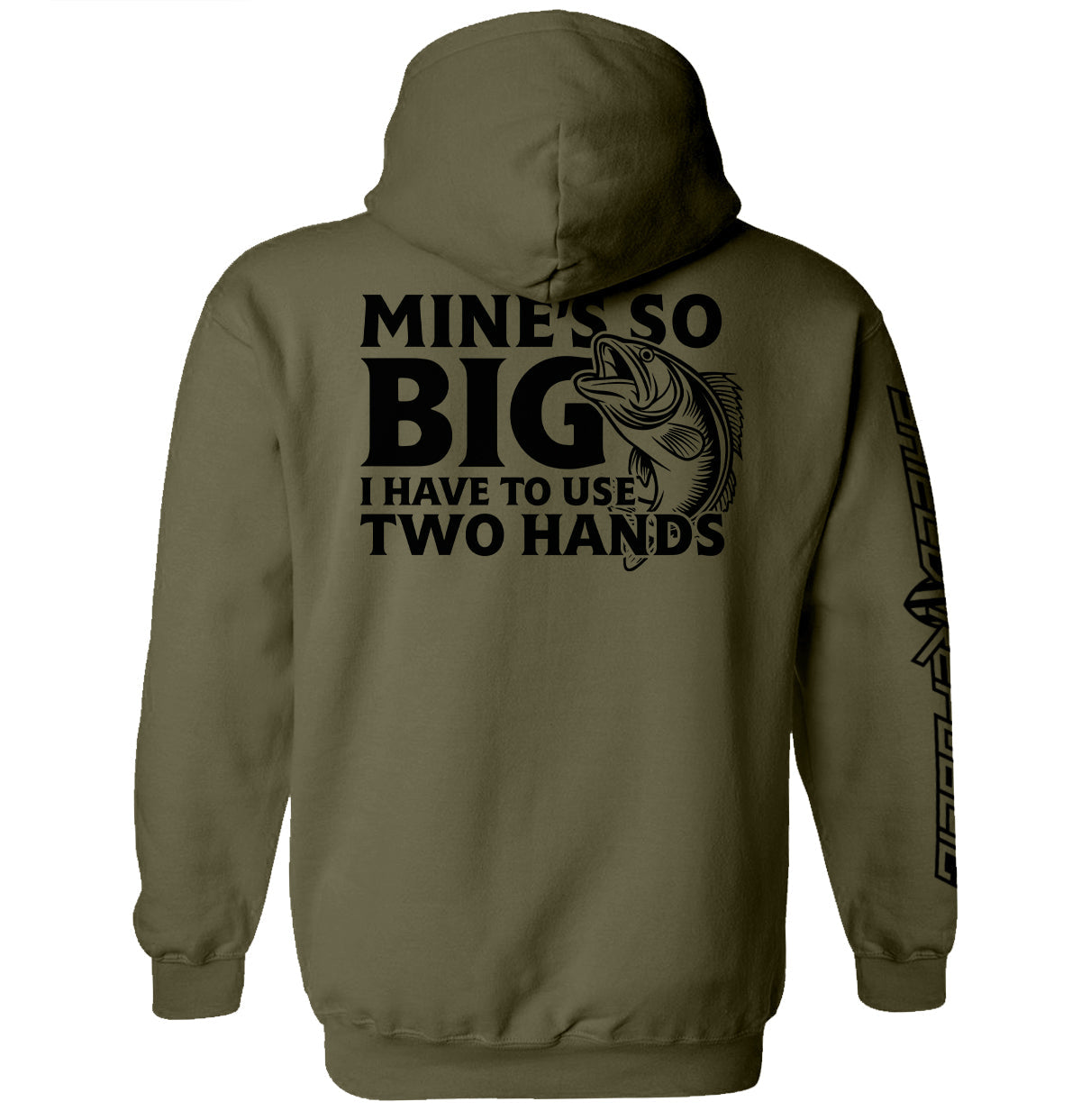 Mine's So Big I Have To Use Two Hands T-Shirt - SLYR Apparel