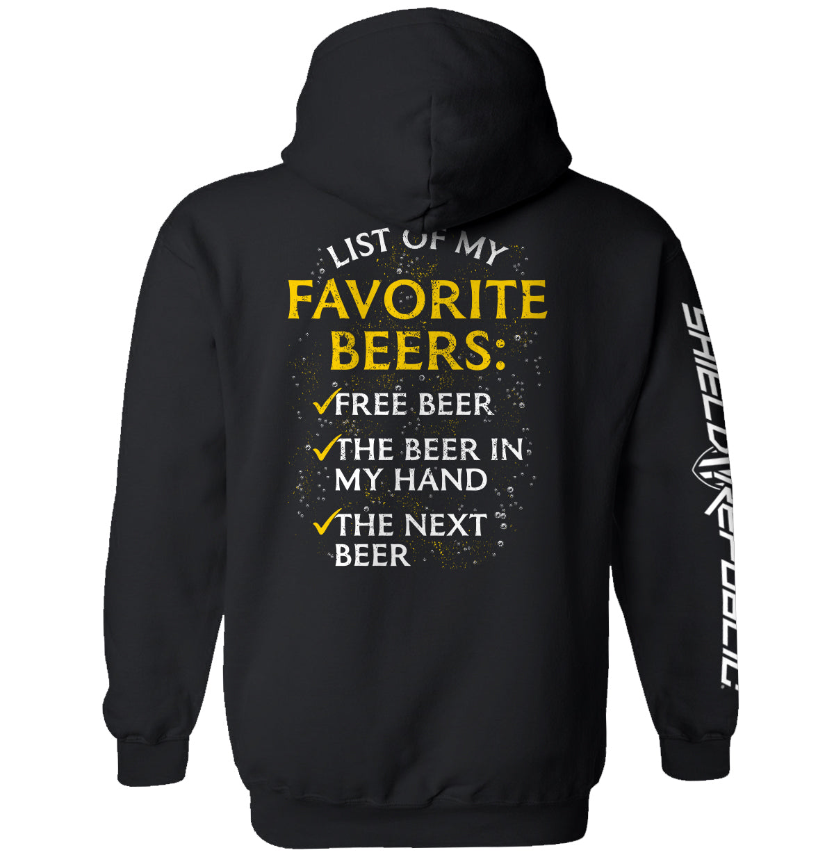 List of My Favorite Beers T-Shirt - SLYR Apparel