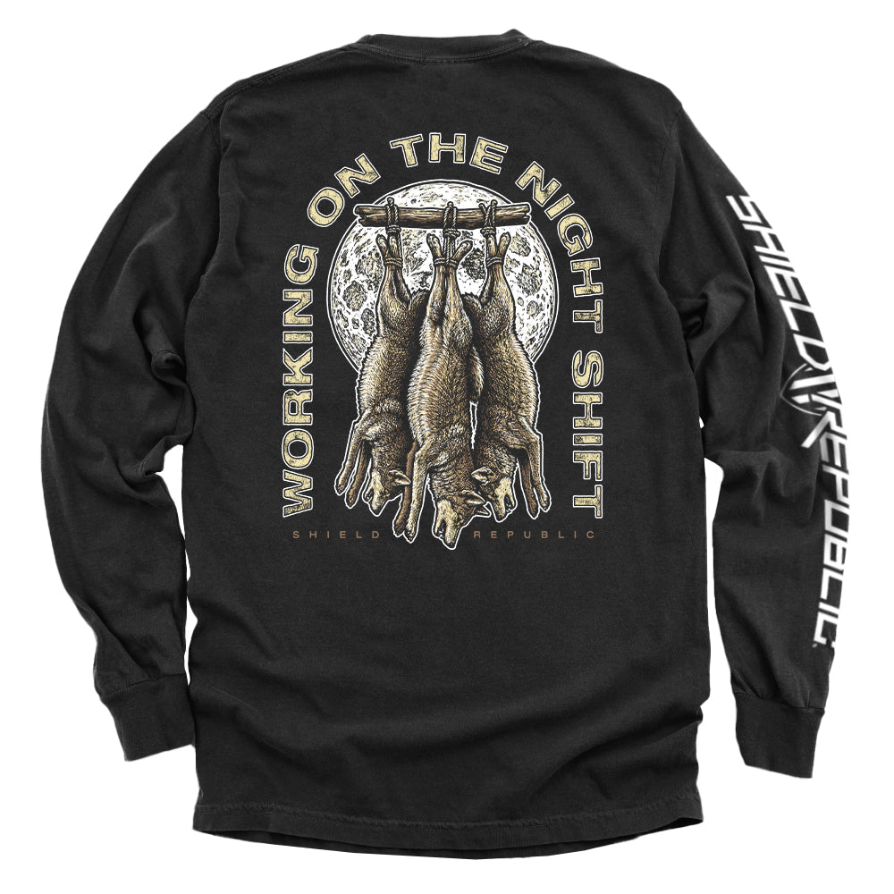 Working on the Night Shift T-Shirt - SLYR Apparel