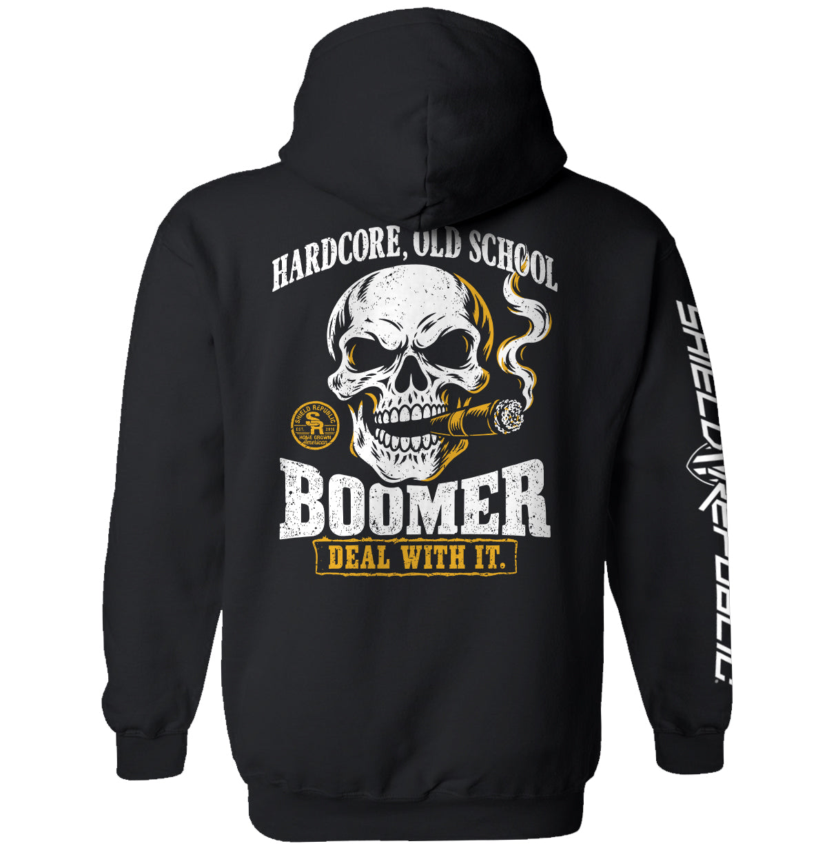 Shield Republic Hardcore, Old School, Boomer – Graphic Apparel