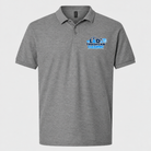 L&D Trash Can Cleaning branded business polo modeled apparel image 3