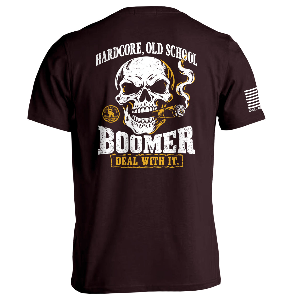 Shield Republic Hardcore, Old School, Boomer – Graphic Apparel